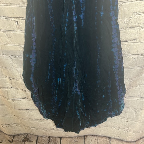 Hard Tail Forever Blue and Purple Strapless High Low Maxi Dress Size Medium - Picture 8 of 11